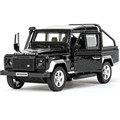 Модель DEFPICKUP-12-BK-WOD LAND ROVER DEFENDER PICKUP 12 см, двери, багаж, черный Технопарк в кор. 439-601