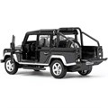 Модель DEFPICKUP-12-BK-WOD LAND ROVER DEFENDER PICKUP 12 см, двери, багаж, черный Технопарк в кор. 439-601