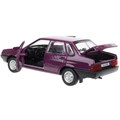 Модель 21099-132-PRP ВАЗ-21099 "Спутник" 13,1 см, двери, багаж, фиолетовый Технопарк в кор. 439-597