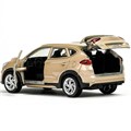 Модель TUCSON-12-BG-WOD HYUNDAI TUCSON длина 12 см, двери, багаж., инер, бежевый Технопарк в кор. 439-598