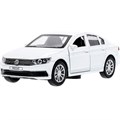 Модель PASSAT-12-WH VOLKSWAGEN PASSAT 12 см, двери, багаж, инерц, белый Технопарк 439-607