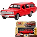 Модель 2402-12-RD-WOD ГАЗ -2402 "волга" дл 12 см, откр дв, багаж, инерц, крас. Технопарк в кор. 439-517