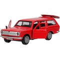 Модель 2402-12-RD-WOD ГАЗ -2402 "волга" дл 12 см, откр дв, багаж, инерц, крас. Технопарк в кор. 439-517