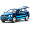 Модель GLE-COUPE-BUCH MERCEDES-BENZ GLE COUPE длин 12 см, двери,синий ХРОМ Технопарк 439-347