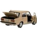 Модель 2101-12-BG ВАЗ-2101 длина 12 см, двери, багаж,бежевый Технопарк 439-229
