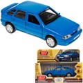 Модель 2114-12-BU LADA -2114 "SAMARA", 12 см, двери, багаж, инерц., синий Технопарк  в коробке 438-708