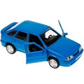 Модель 2114-12-BU LADA -2114 "SAMARA", 12 см, двери, багаж, инерц., синий Технопарк  в коробке 438-708