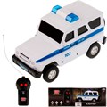 Машина на радиоуправлении HUNTER-15RCPOL-WH УАЗ ХАНТЕР ПОЛИЦИЯ 15 см, свет, белый Технопарк в кор /36/ 438-532