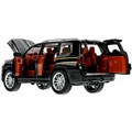 Модель CZ124-R TOYOTA PRADO, 21см, двери, инерц, черный Технопарк 439-364