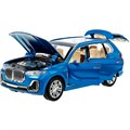 Модель CZ115-R BMW x7, 20 см, двери, инерц, синий Технопарк 439-334