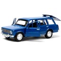 Модель 2102-12-BU2 ваз-2102 12 см, двери, багаж, инер,синий Технопарк 439-360