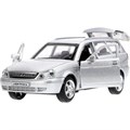 Модель PRIORAWAG-12-SR LADA PRIORA 12 см, двери, багаж, инерц, серебристый Технопарк  в кор. 439-268
