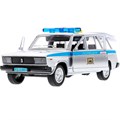 Модель 2104-22PL-POL-SR 2104 Zhiguli 1967 22 см, двери,инерц,ПОЛИЦИЯ Технопарк 439-180
