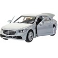 Модель SCLASS-13-SR MERCEDES-BENZ s-class v223 12см,дв,багаж,инер,серебристый Технопарк в коробке 439-103