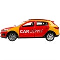 Модель XLINE-12DEL-RD KIA RIO X КАРШЕРИНГ 12 см, двери, багаж, инерц, красный Технопарк в коробке 438-998
