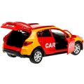 Модель XLINE-12DEL-RD KIA RIO X КАРШЕРИНГ 12 см, двери, багаж, инерц, красный Технопарк в коробке 438-998