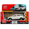 Модель VESTACROSS-12-WH LADA VESTA SW CROSS 12 см, двери, багаж, инерц, белый Технопарк  в коробке 438-947