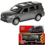 Модель QX80-12-GY INFINITI QX80, длина 12,5 см, двери, багаж, инер, серый Технопарк в коробке /72/ 438-656