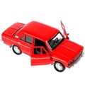 Модель 2106-12-RD ВАЗ-2106 Жигули красный Технопарк в коробке 340-416