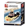 Конструктор Армия 38-0587H Катер 73 дет. в коробке 624-659