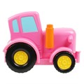 Город мастеров 10010-GK Большие кубики: розовый ТРАКТОР, 4 дет. 624-494