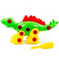 Конструктор-динозавр Стегозавр 30эл. в пак. П-Е/20/ 76694 523-878