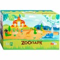 Конструктор детский, набор "Зоопарк", 92 детали, 1/8 КДЗ-3025 723-143