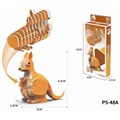 Конструктор картон. P5-48A  Кенгуру в коробке 625-747