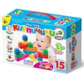 Конструктор мягкий Кирпичики мини 15 дет. 02672 425-672