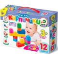 Конструктор мягкий Кирпичики мини 12 дет. 02671 425-671