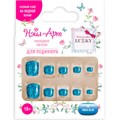 Набор Pedicure style Aqua Blue 10 наклад.ногтей на клеевой основе 10+ Т25276 Lukky Нэйл-Арт. 695-583