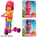Кукла 8294 Малышка на самокате с аксесс. Defa Lucy 708-512