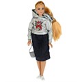 Кукла Карапуз 66001-C3-SPS-BB 29см София, plus size, руки и ноги сгиб, акс 908-595