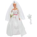 Кукла Карапуз 66001W-1-S-BB 29 см София невеста, в комплекте букет и расческа 908-454