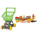 Тележка для супермаркета с продуктами У999 /3/ 613-559