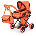 Коляска для куклы 8450-1125 Трансформер Buggy Boom оранжевый Infinia 907-175