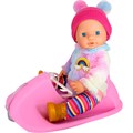 Пупс Yala Baby YL2440F-C 40 см Зимние забавы с аксесс. в кор. 908-235