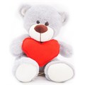 Медведь Дюкан с красным сердцем  26/36 см 0640928 945-862