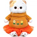 Ли-Ли Кошечка в трикотажном платье с оборкой LK27-170 146-233