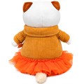 Ли-Ли Кошечка в трикотажном платье с оборкой LK27-170 146-233