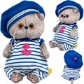 Басик BABY в полосатом комбинезоне и берете BB-145 145-138