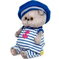 Басик BABY в полосатом комбинезоне и берете BB-145 145-138