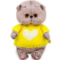 Басик BABY в свитере с сердцем BB-133 789-182