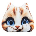 Подушка декоративная мордочка Котик 30 см МТГ01104 Levatoys в пак. 146-161
