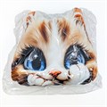 Подушка декоративная мордочка Котик 30 см МТГ01104 Levatoys в пак. 146-161
