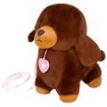 Собачка с поводком 28 см FG250327092C-1 146-686