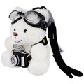 Брелок Мишка с очками и фотоаппаром FG250426034G цвет в ассорт. 146-702