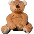 Медведь Лари 70см сидя 35 см,кофейный МЛари/35/56-1 144-664