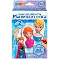 Набор для творчества Магниты из гипса Снежная принцесса 2 шт MultiArt MGN-122813FR 993-981
