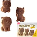 Набор для творчества Конструктор из картона. Объёмная игрушка "Котята" (3 игрушки в наборе) Нг-033 LORI. 995-486
